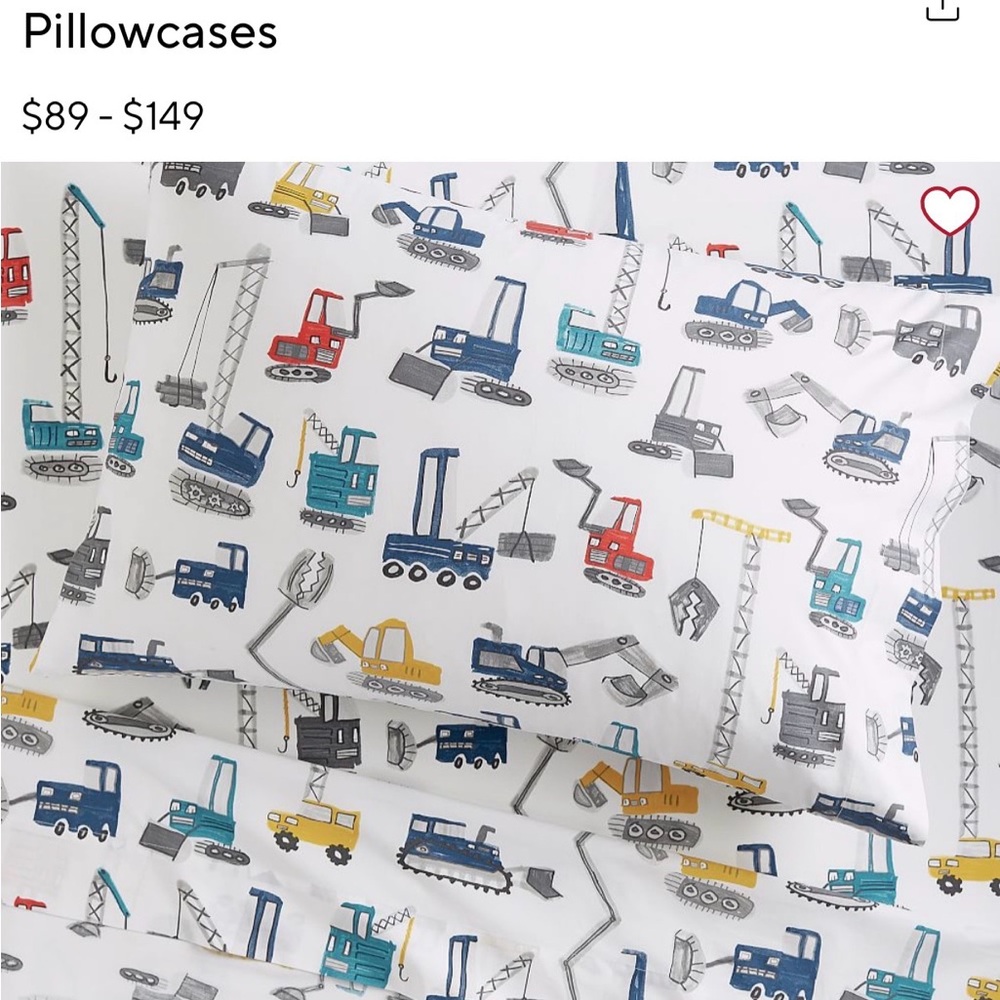 Pottery Barn Kids Navy Blue Comforter with Colorful Trucks - toddler bed size - Picture 7 of 7